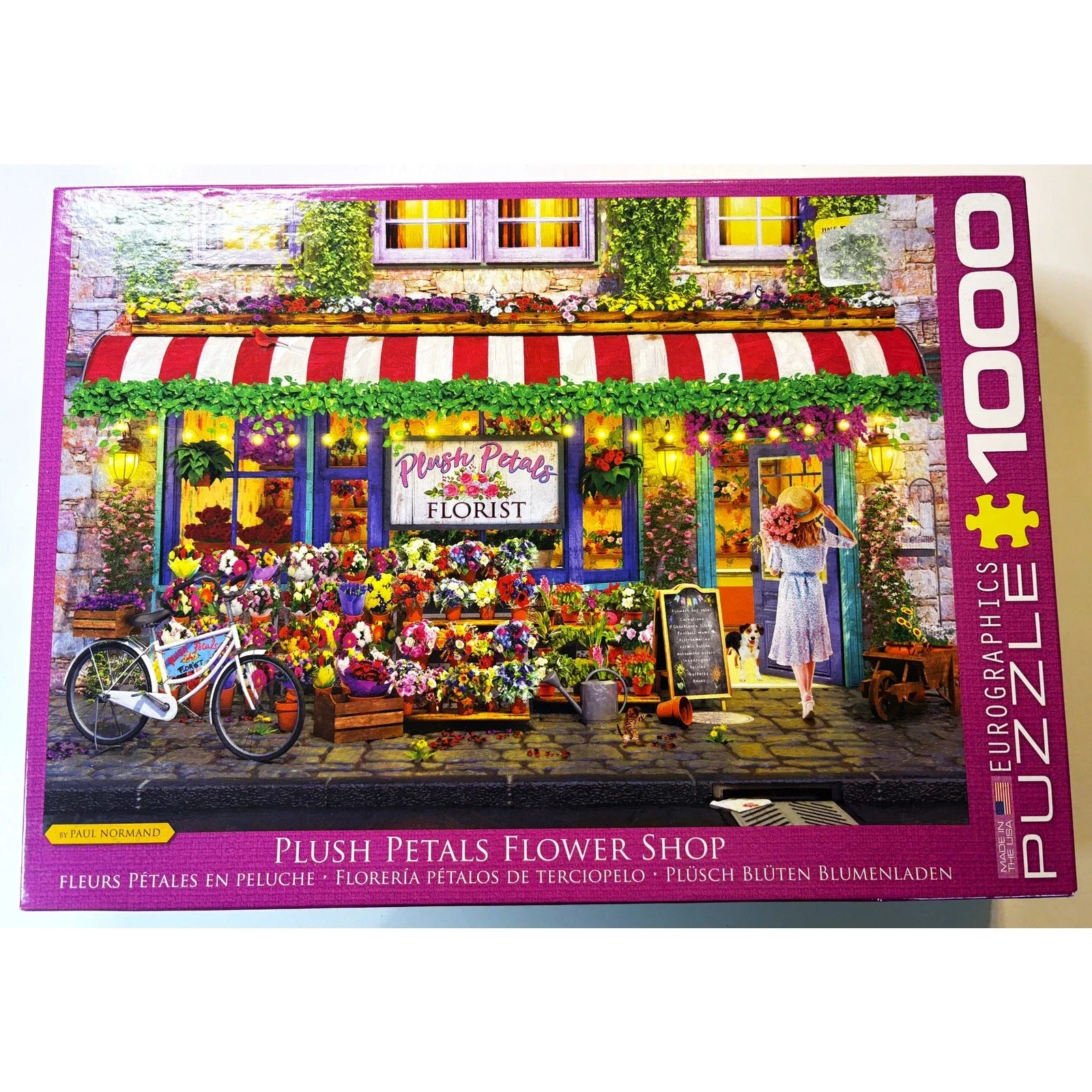 Plush Petals Flower Shop 1000 piece puzzle