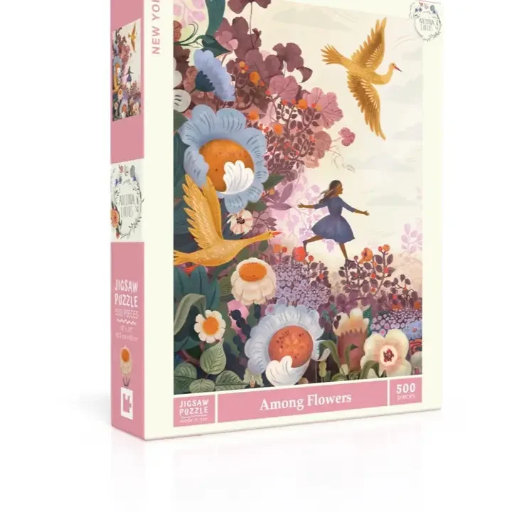 Among Flowers 500 piece puzzle
