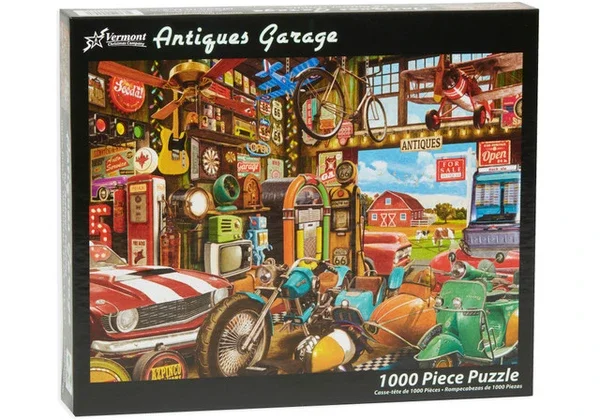 Vermont Christmas Company Antiques Garage Jigsaw Puzzle 1000 Piece