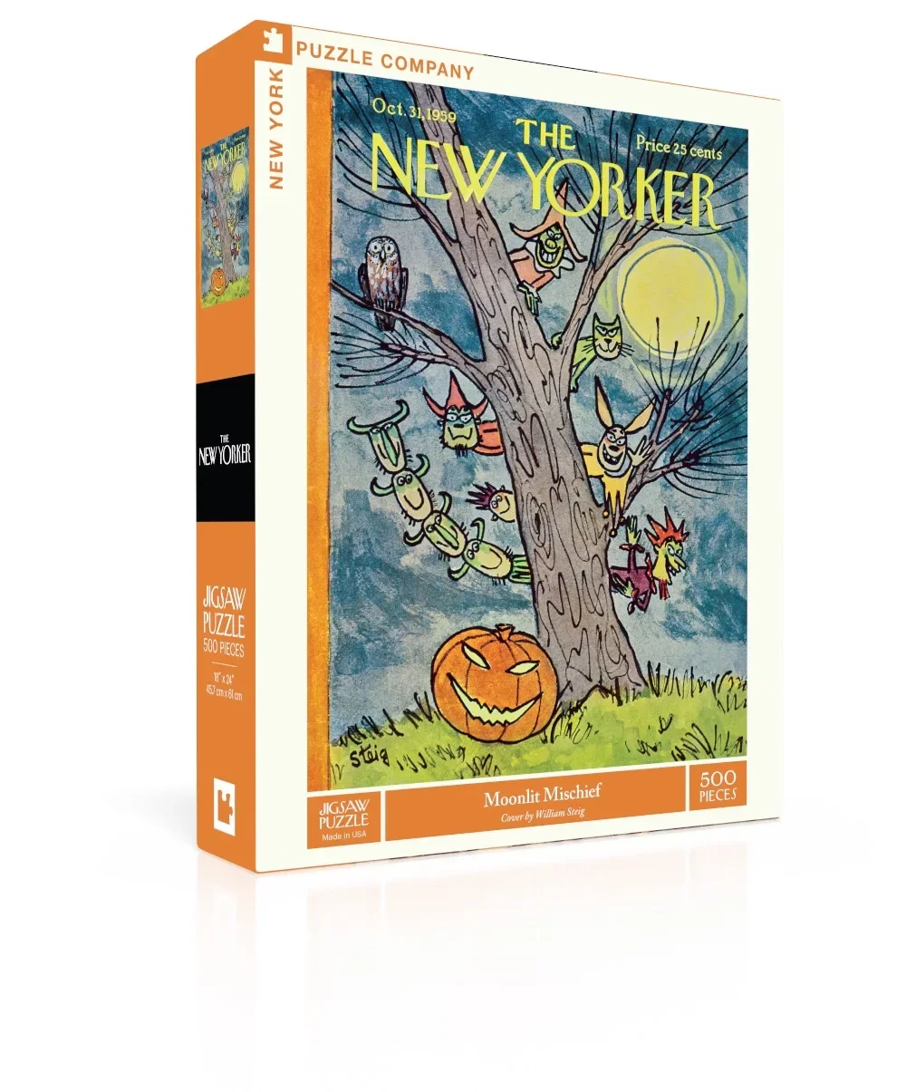 Moonlit Mischief 500 piece puzzle