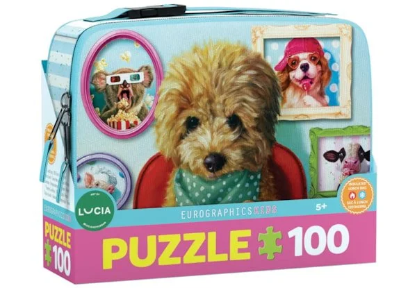 Dinner Time Lunch bag 100 piece puzzle in bag