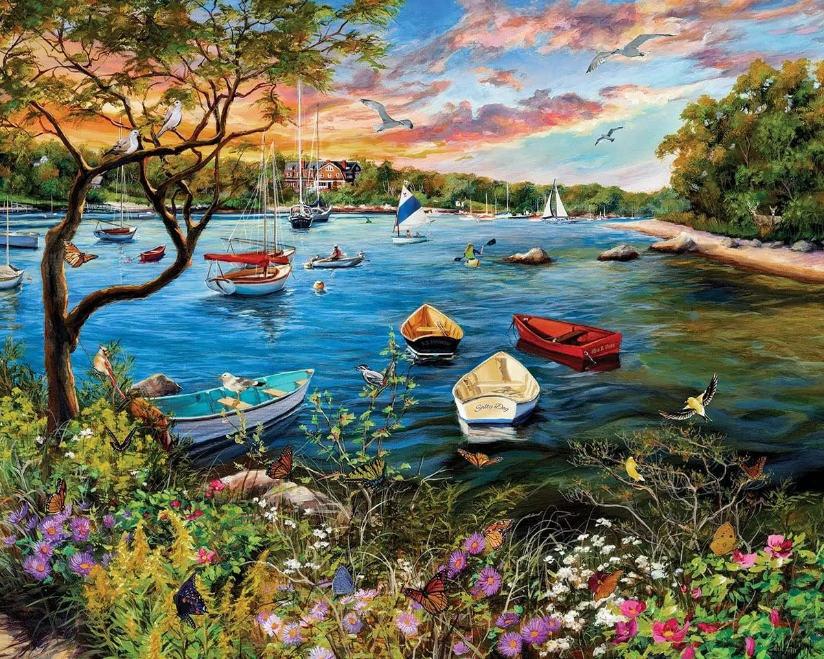 Quiet Harbor 1000 piece puzzle