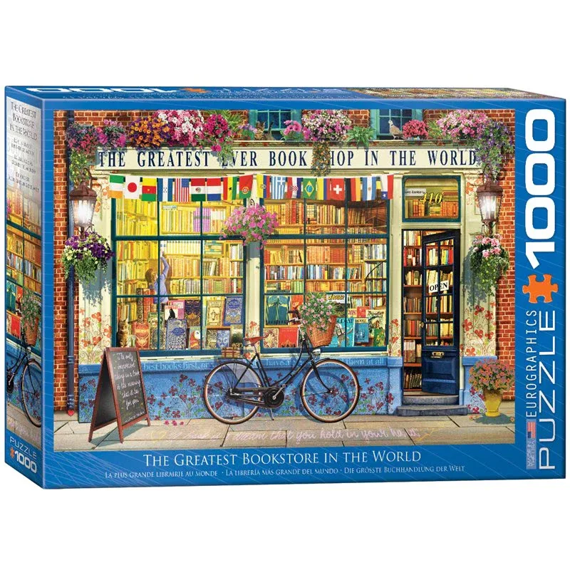 The Greatest Ever Book Shop 1000 piece puzzle