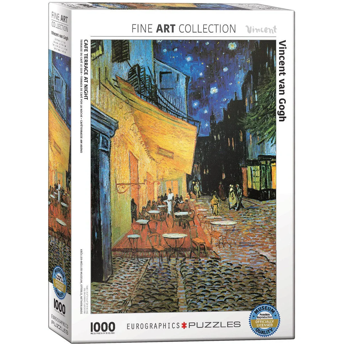 Cafe Terrace at Night 1000 piece puzzle