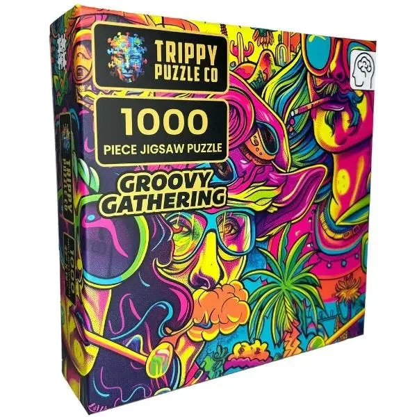 Groovy Gathering 1000 piece puzzle