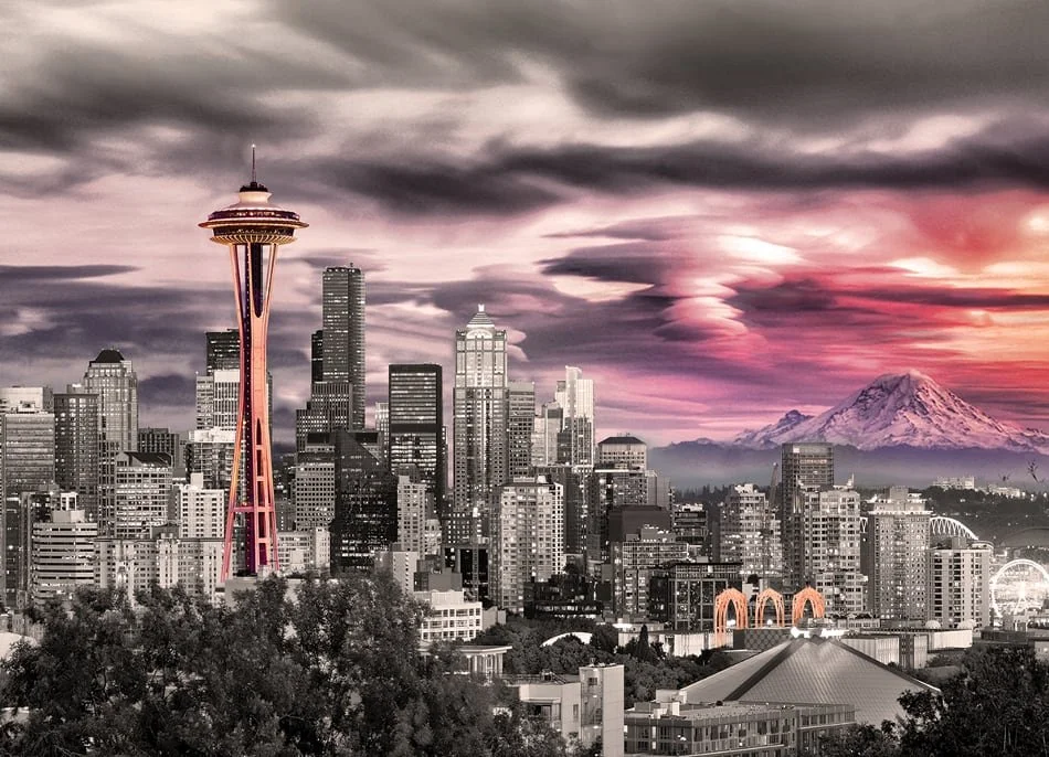 Seattle - City Skyline 1000 piece puzzle
