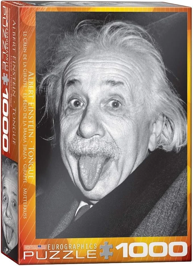 Albert Einstein Tongue 1000 piece puzzle