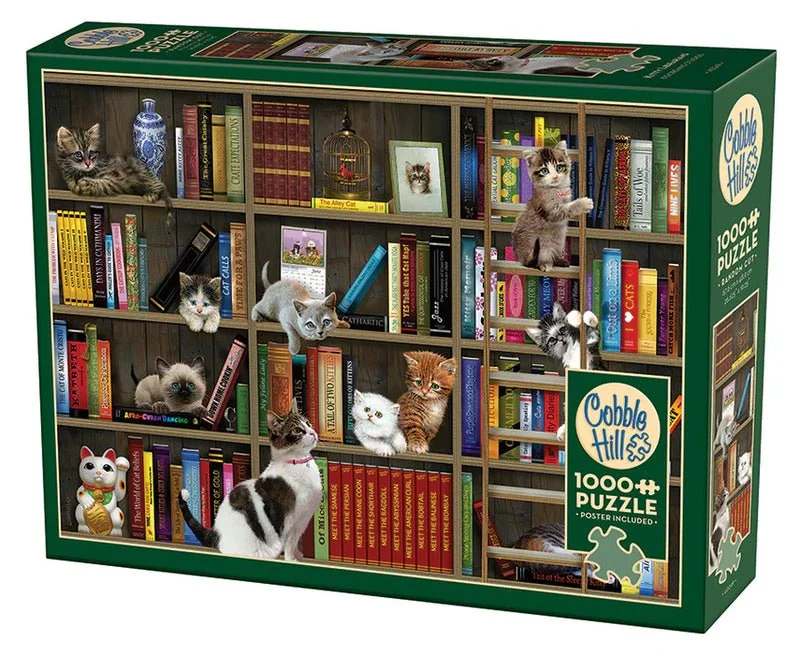 kitty librarians 1000 piece puzzle