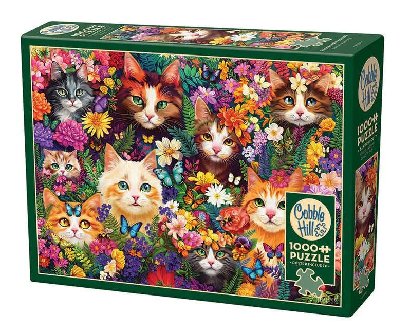 Blooming Whiskers 1000 piece puzzle