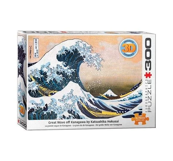 Great Wave Off Kanagawa 3-10 300 piece puzzle
