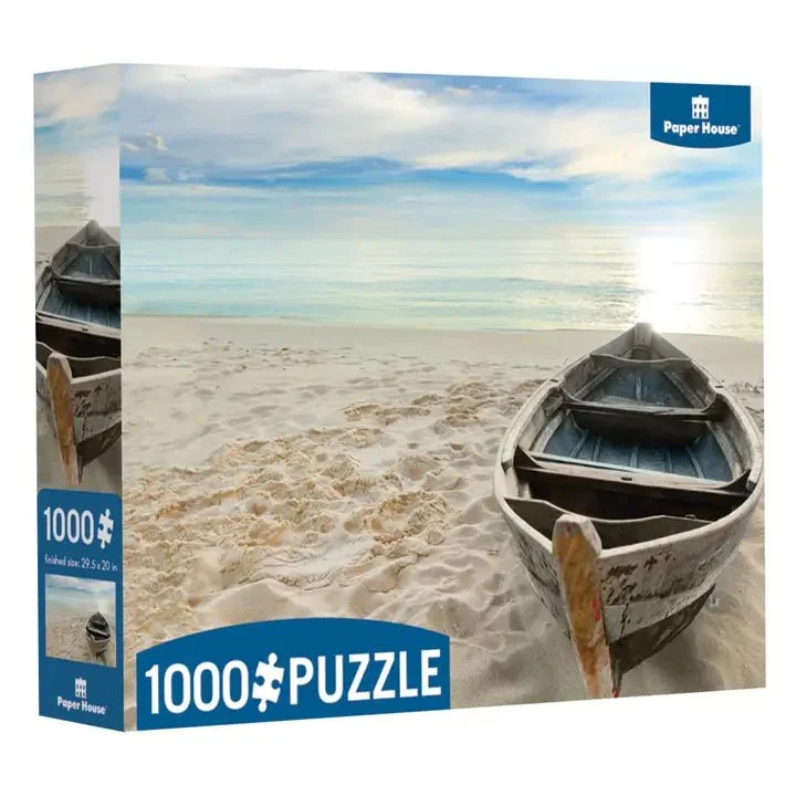 Boat On Beach 1000 Piece Jigsaw Puzzle*