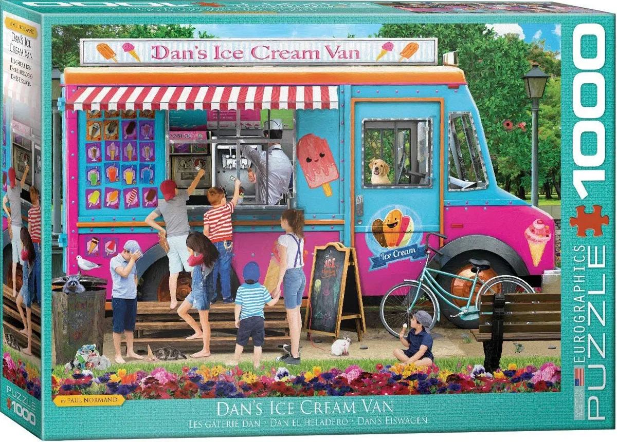 Dan's Ice Cream Van 1000 piece puzzle