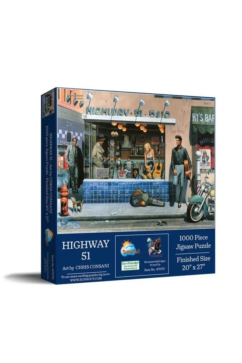 Highway 51 1000 piece puzzle