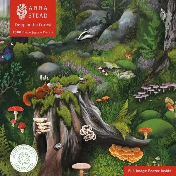 Anna Stead: Deep in the Forest 1000 piece puzzle