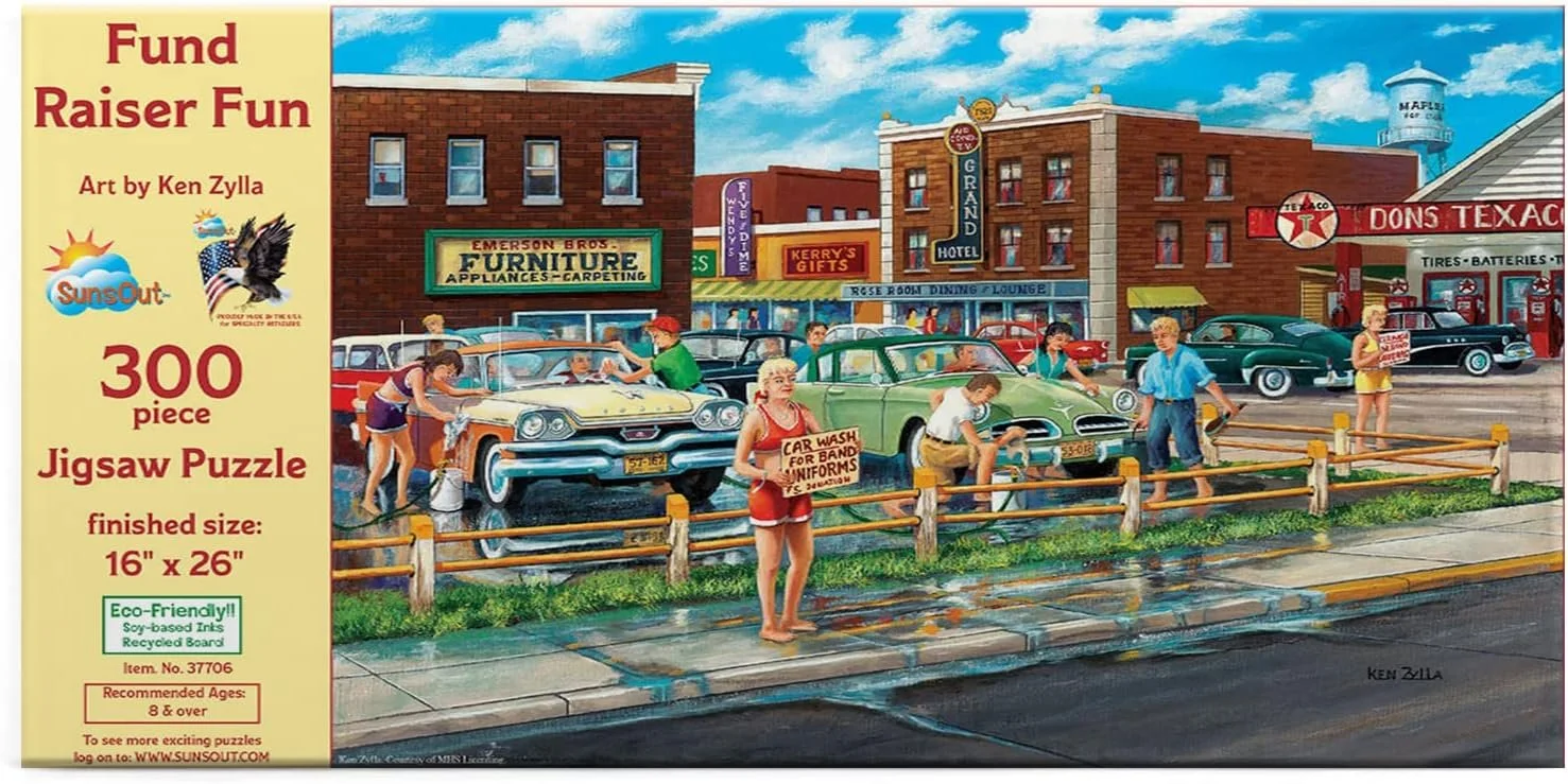 Fund Raiser Fun 300 piece puzzle SunsOut
