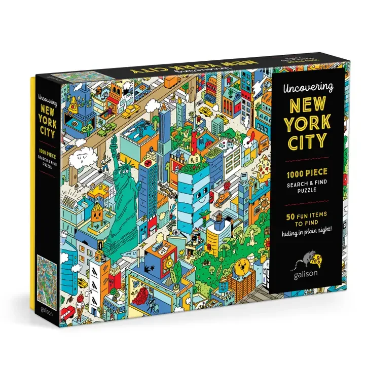 Uncovering New York City 1000 piece puzzle