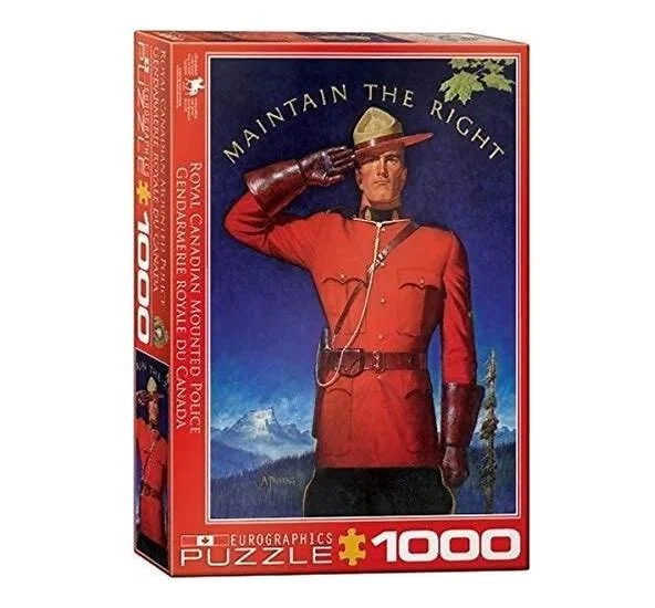 Royal Canadian Mounted Police 1000 piece puzzle