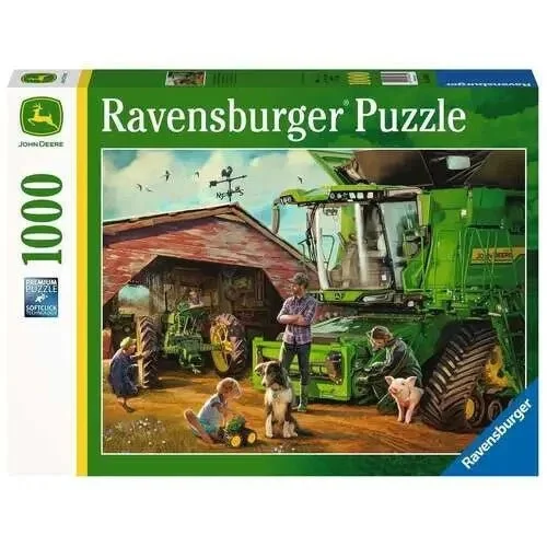 John Deere Then & Now 1000 Piece Jigsaw Puzzle
