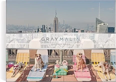 Gray Malin Dogs of New York City 1000 piece puzzle