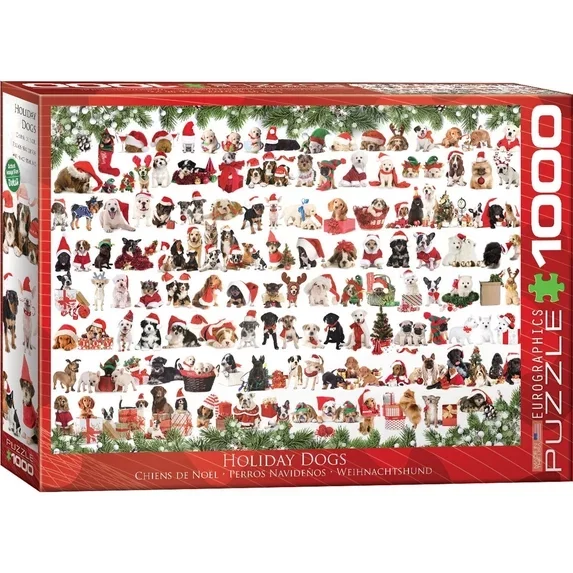 Holiday Dogs 1000 piece puzzle