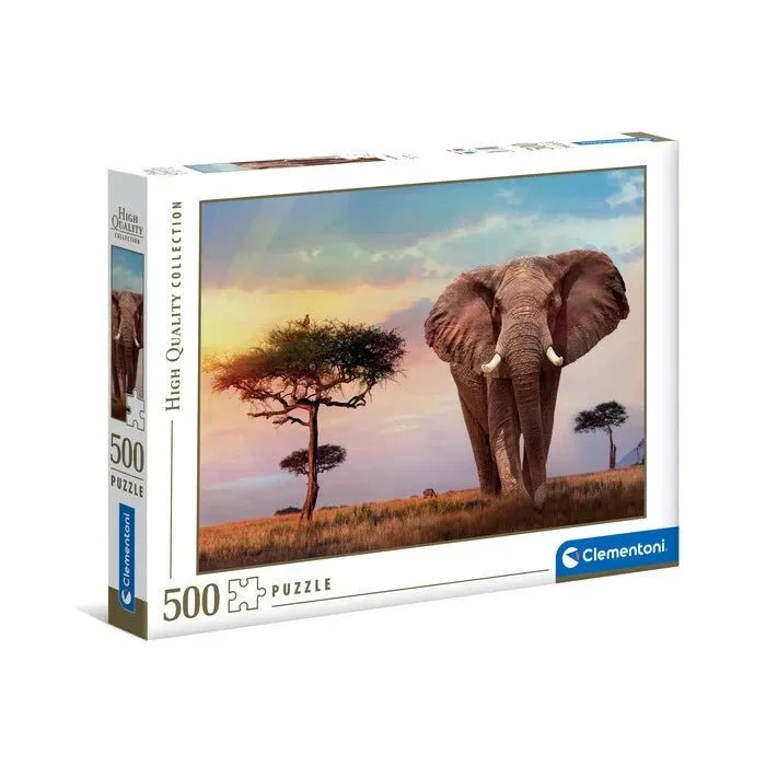 African Sunset 500 piece puzzle
