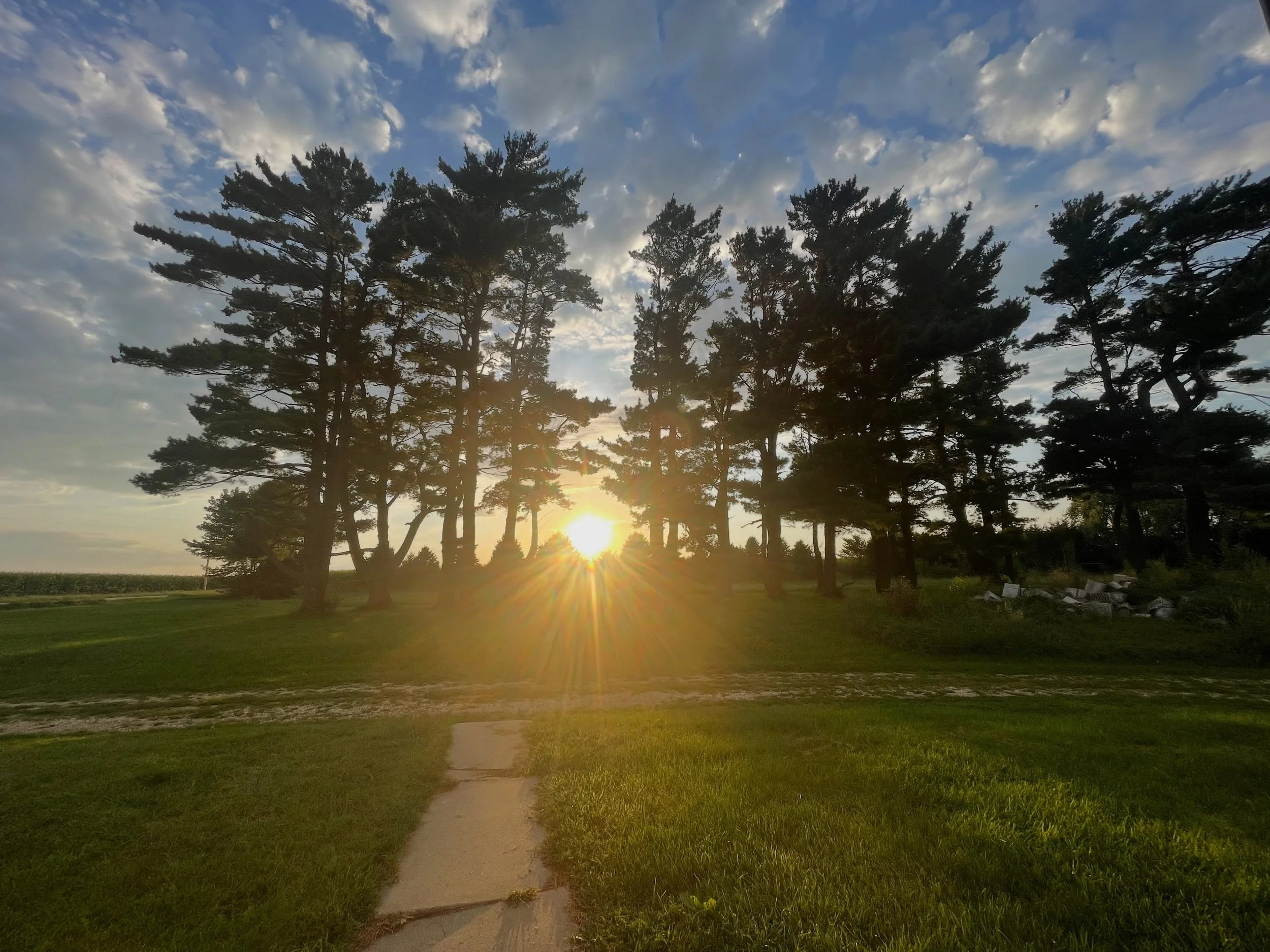 Hands have been hurting (carpal tunnel sucks) and just in general wasn&rsquo;t feeling too good today. Hoping to get back in the studio after work tomorrow. Saw this and wanted to share the last sunset of August 2026 from my front porch view. Happy M