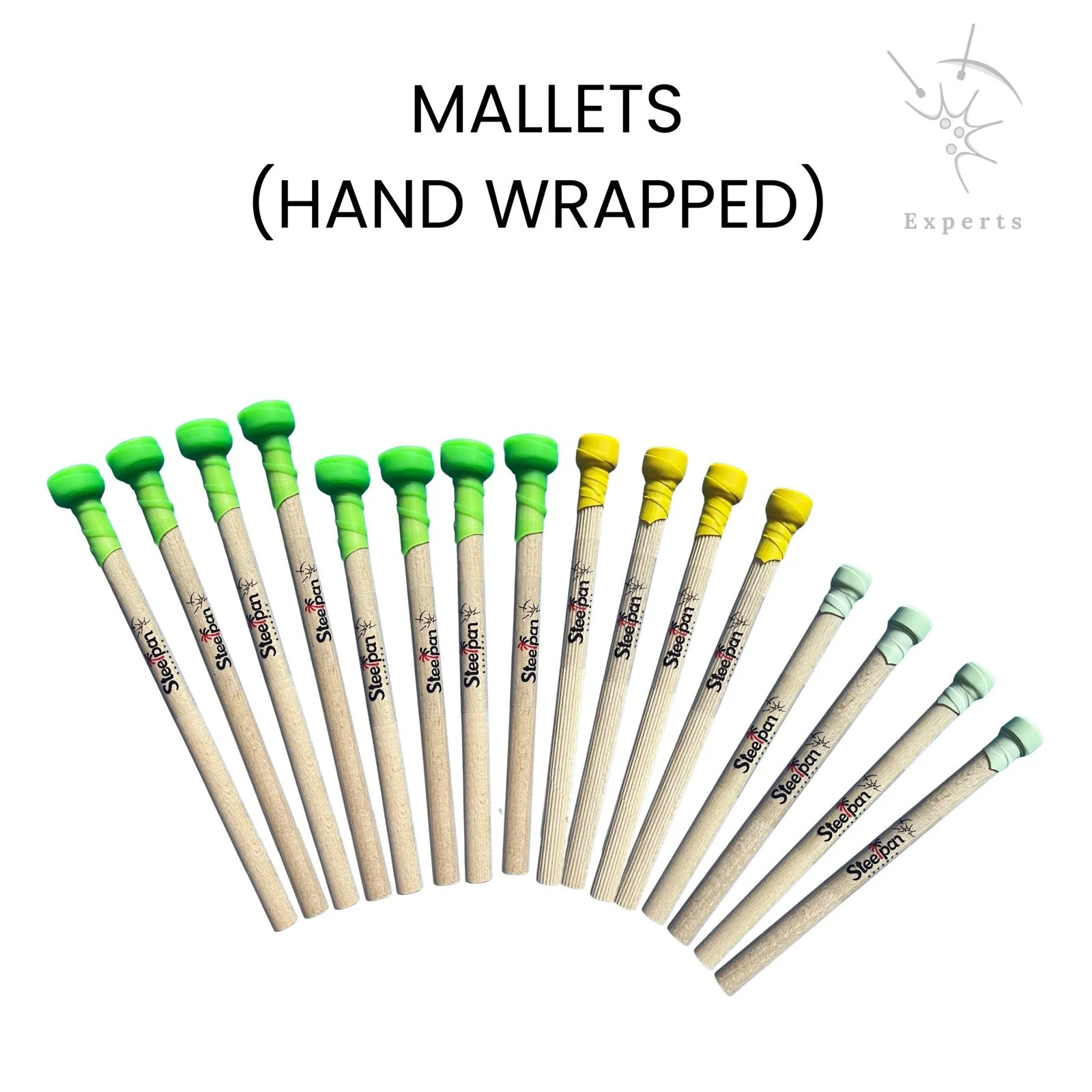 Steelpan Mallets (handgewickelt)