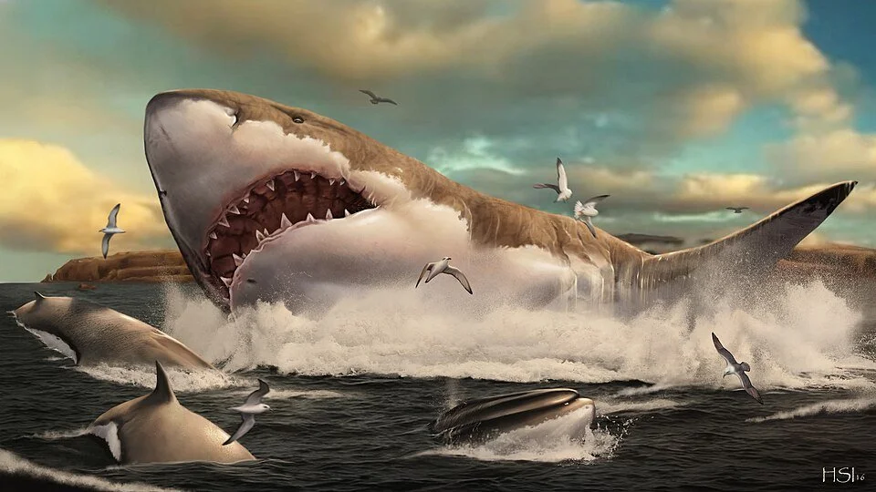 Otodus Megalodon- Hugo Saláis, CC BY 4.0  , via Wikimedia Commons
