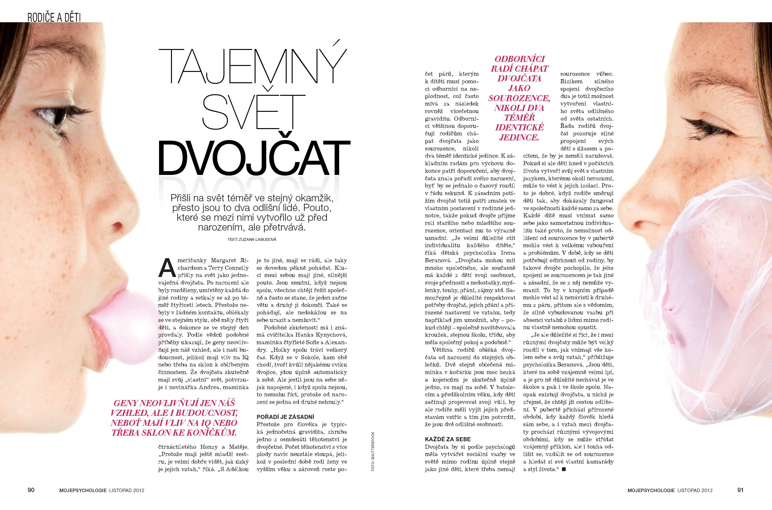 Moje Psychologie - Magazine Redesign