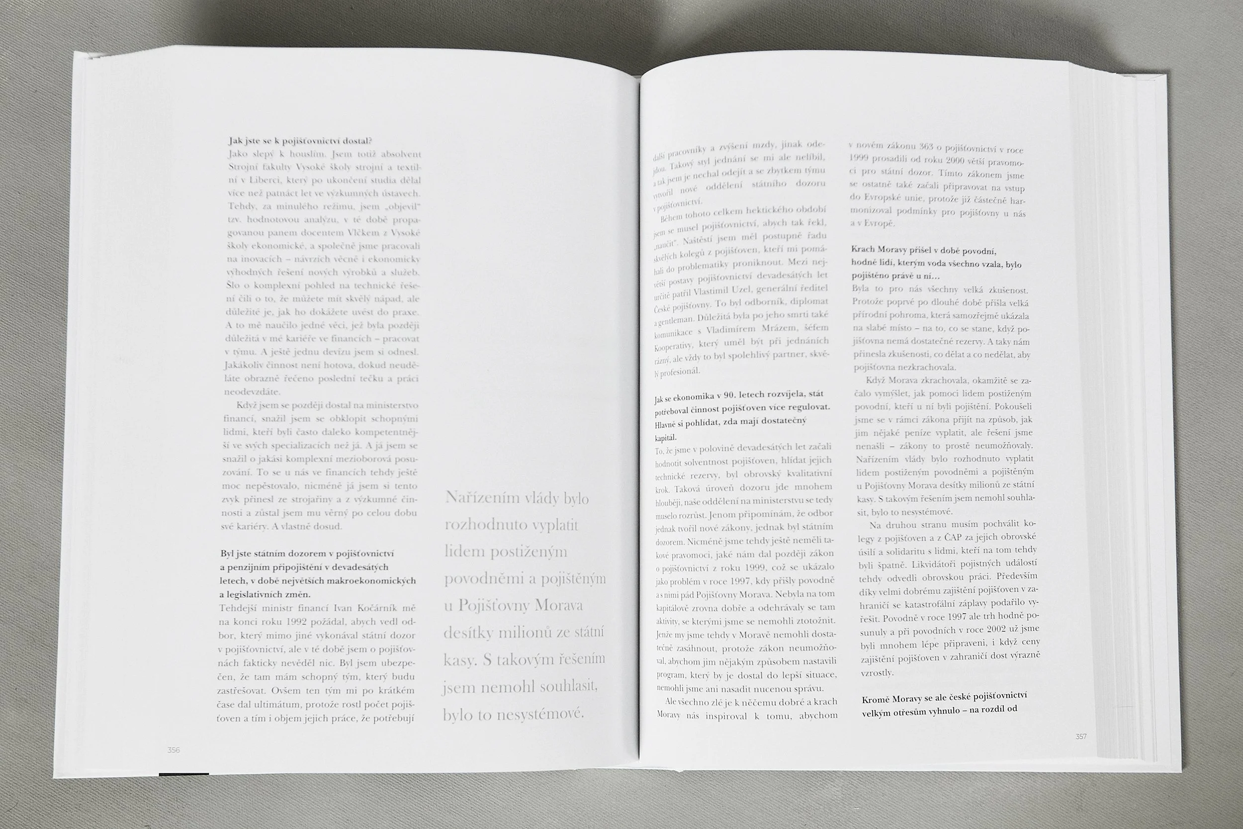 Czech Insurance Association / Book Design