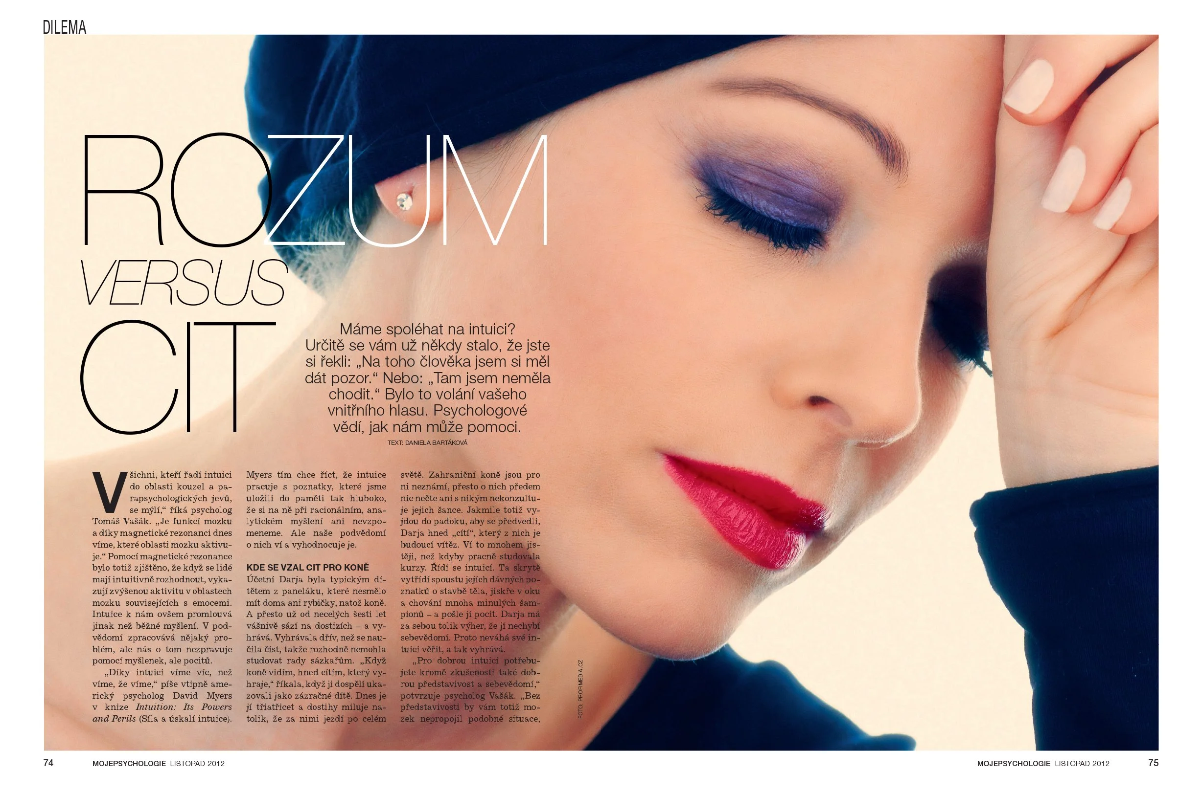 Moje Psychologie - Magazine Redesign