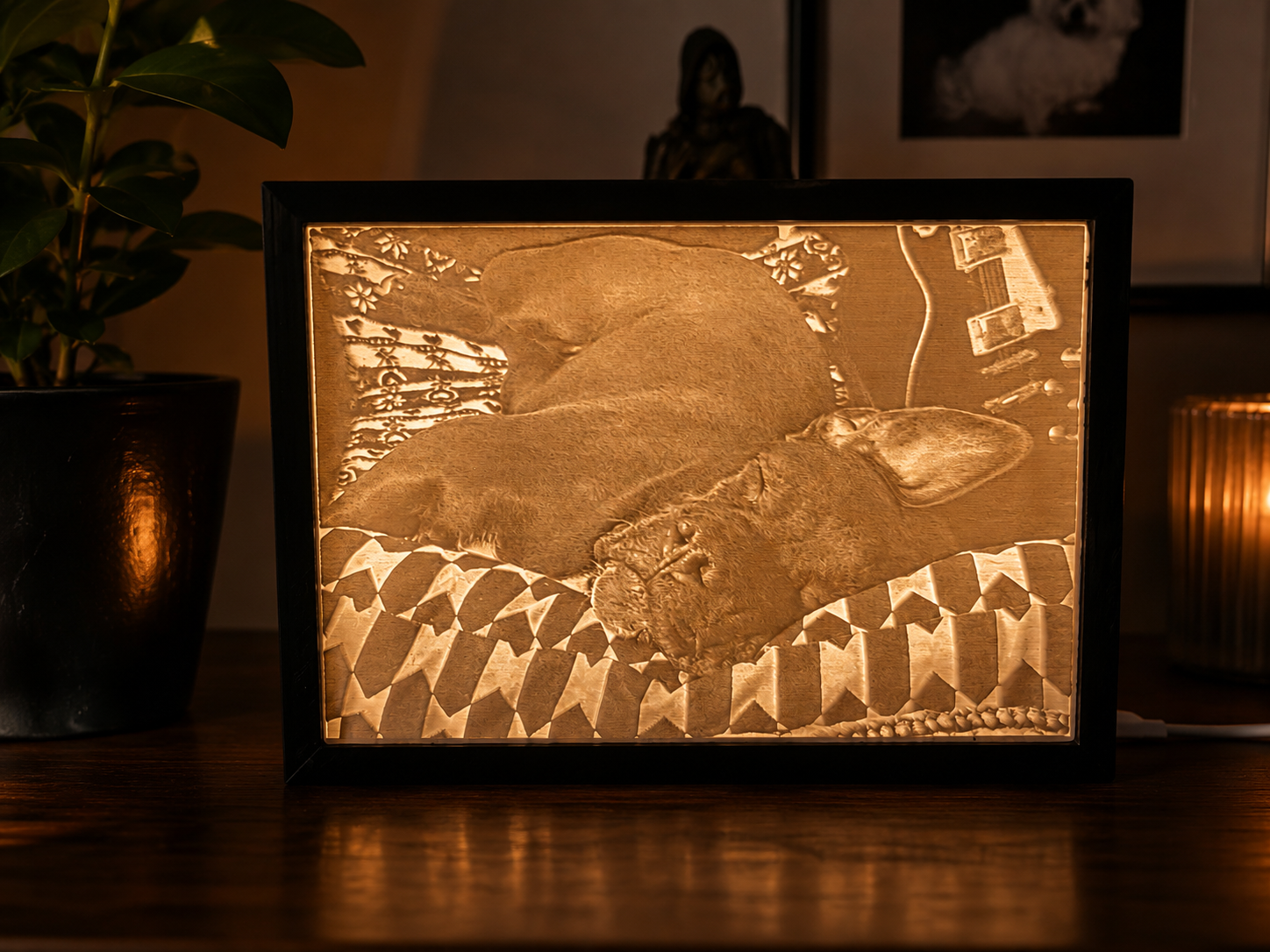 Fotolamp met Eigen Foto (Lithophane)