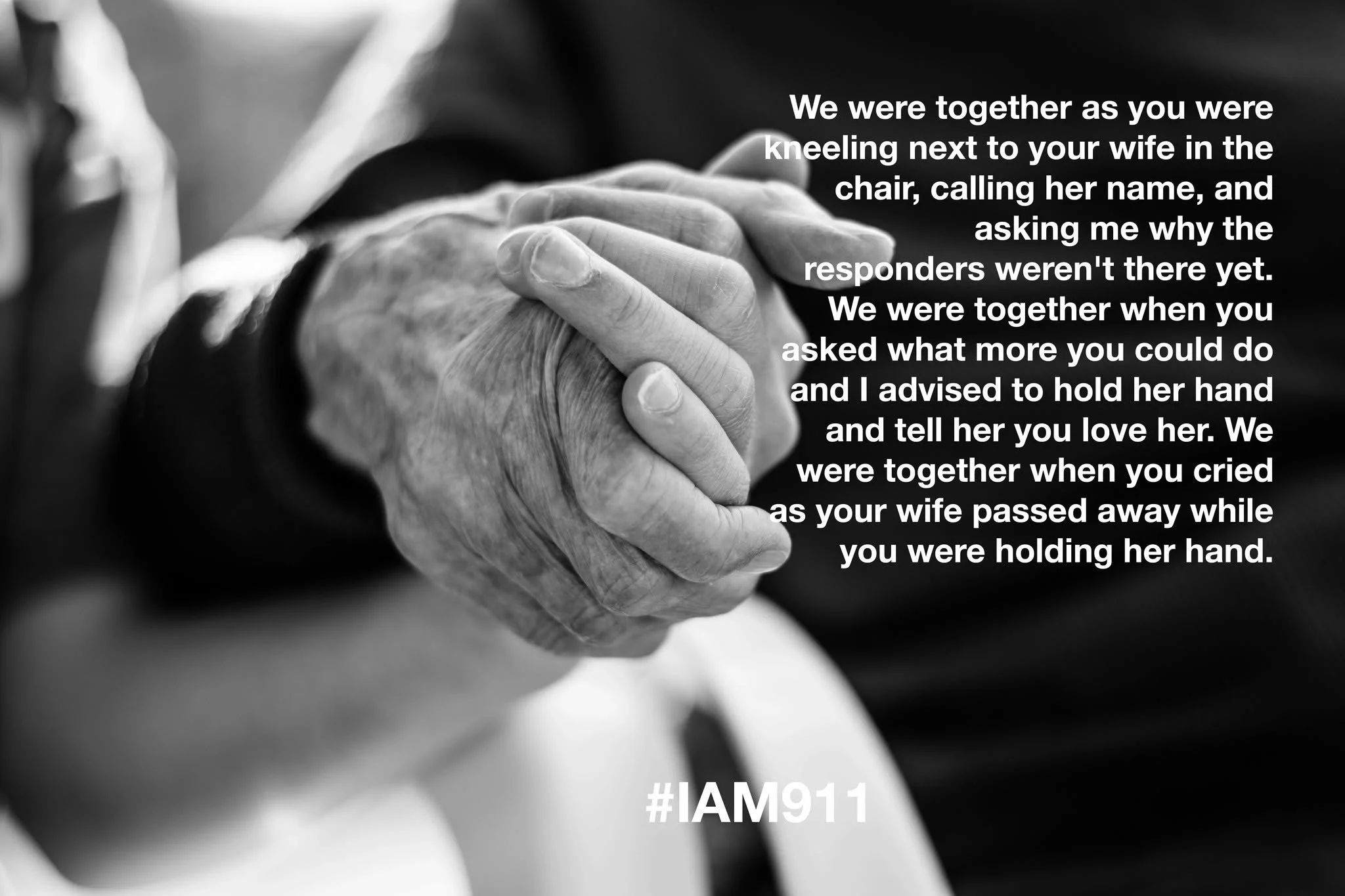 We were together