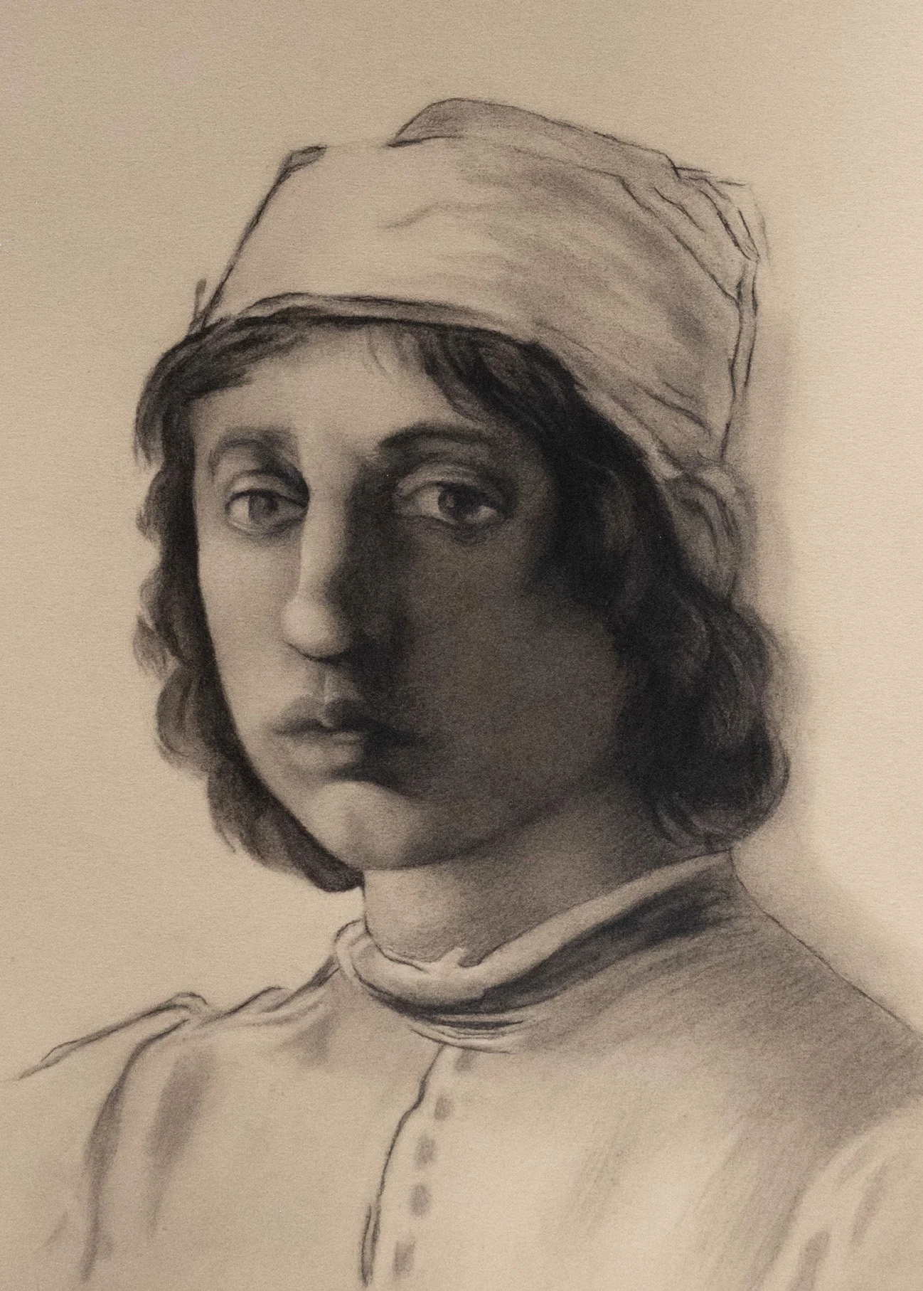 AFTER LIPPI
Charcoal on Paper
10x15
