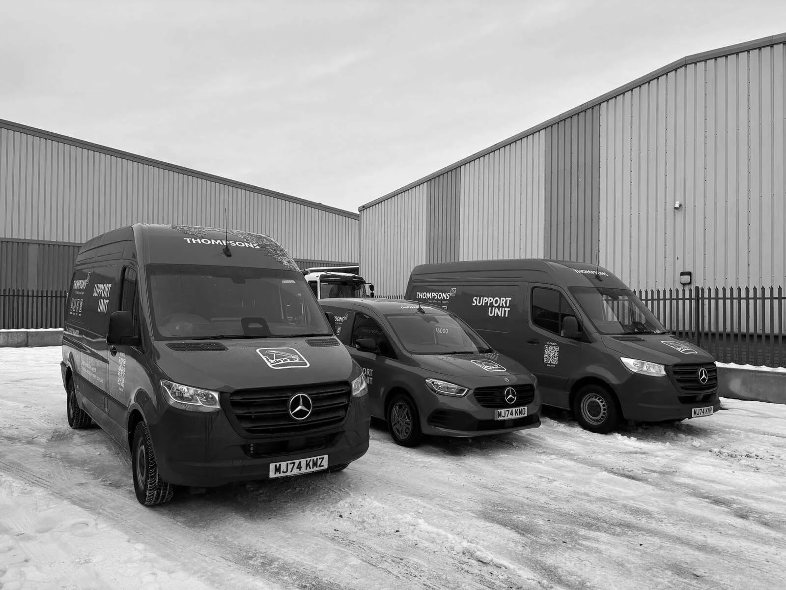 Mercedes-Benz vans for Thompsons sourced by Steve Bridge
