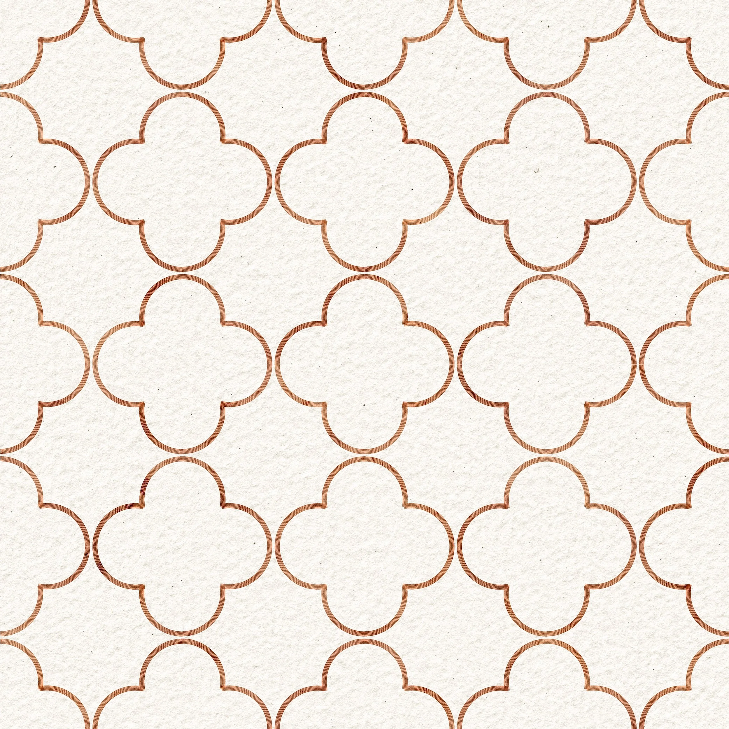 MW-FNP-08 Burnt Quatrefoil
