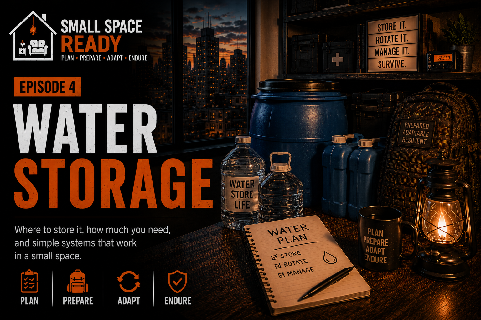 Ep. 4 — Water Storage for Small Spaces