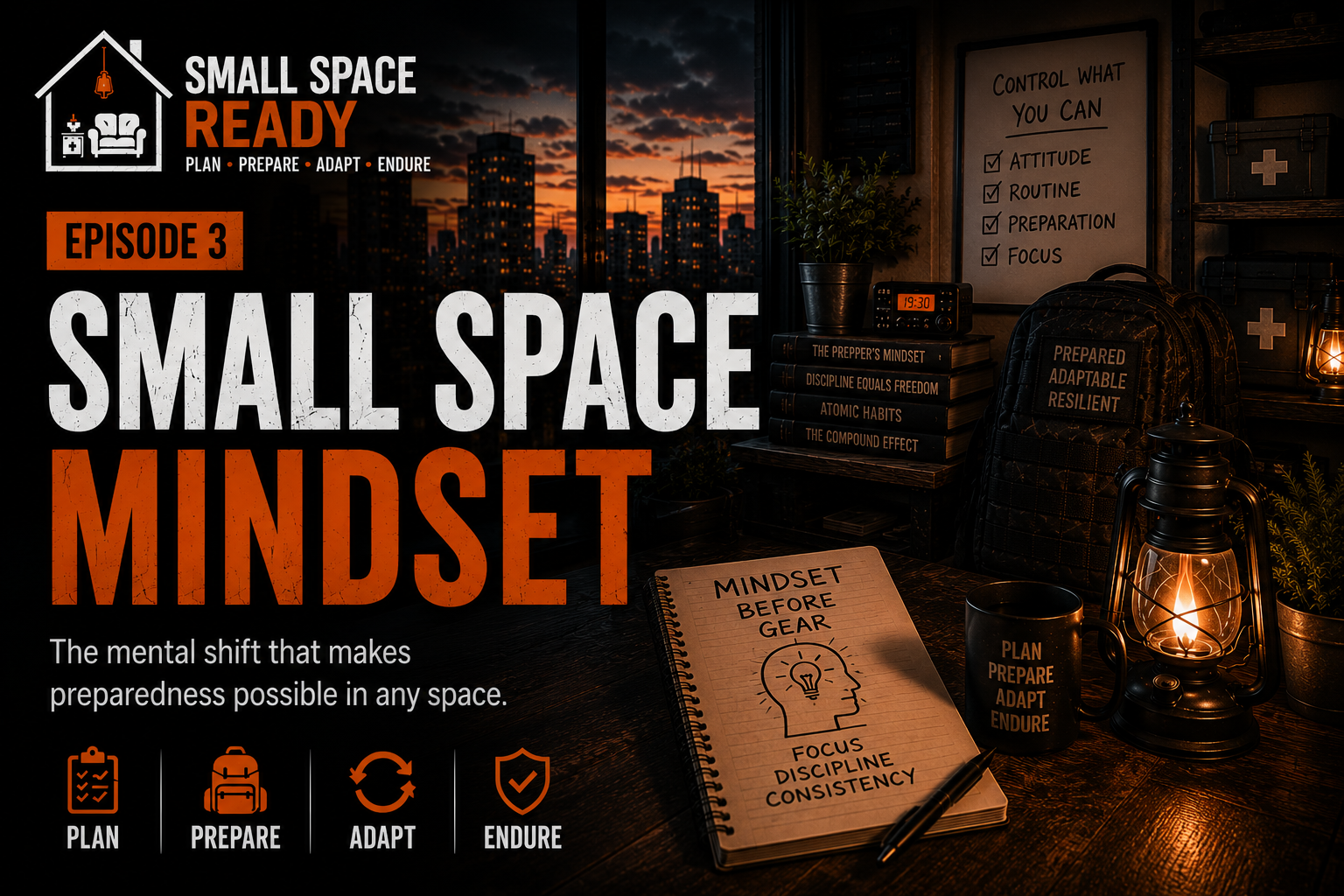 Ep. 3 — Small Space Mindset: Thinking Like a Prepared Person