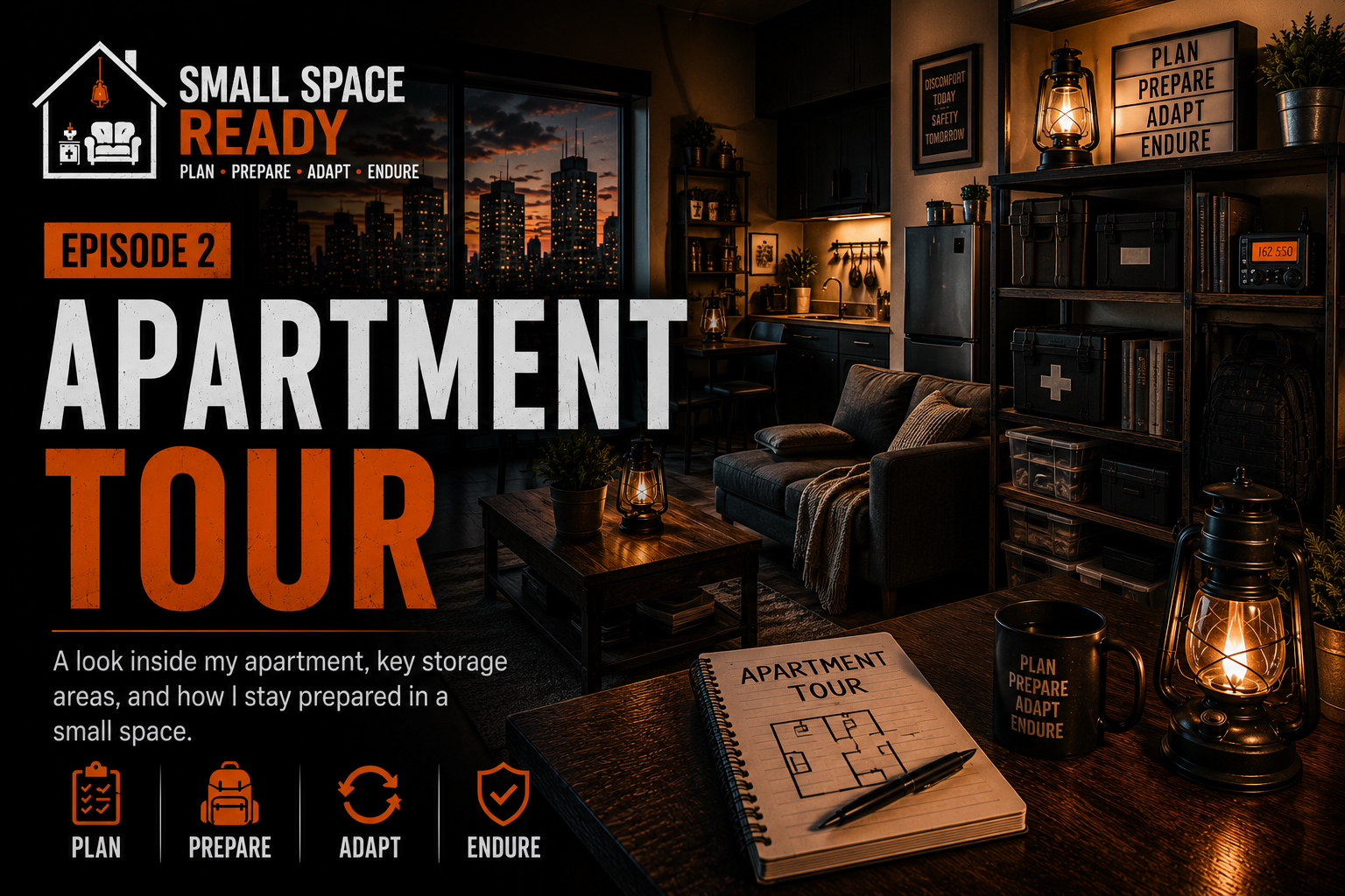 Ep. 2 — Apartment Tour: Small Space Ready