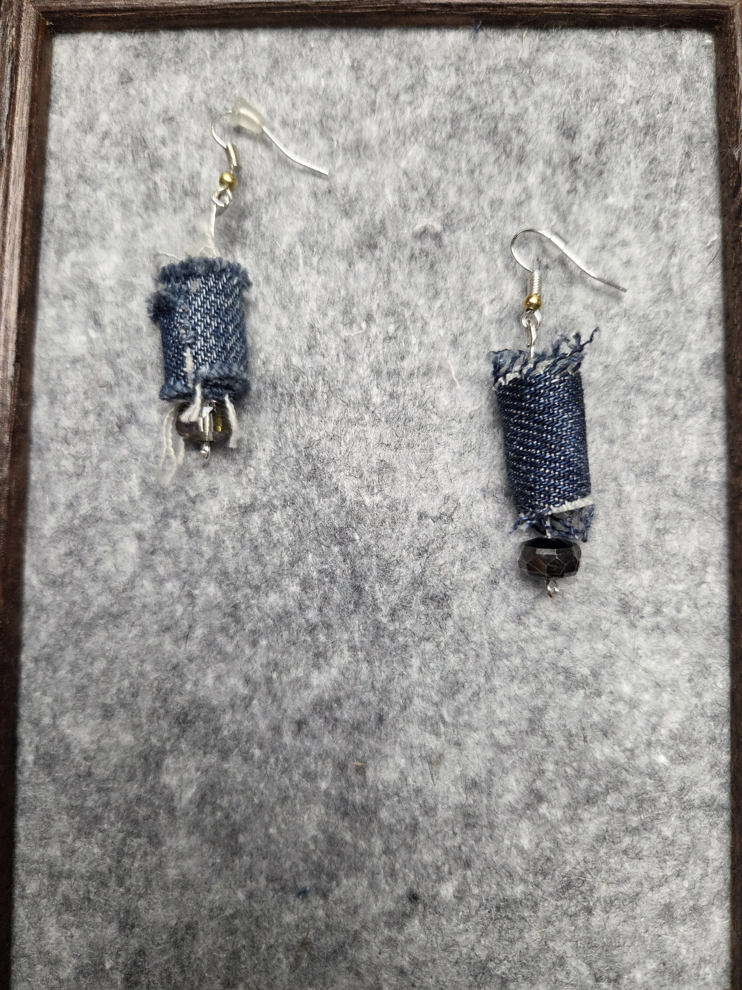 Cylindrical Bead Earrings