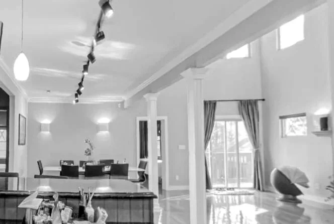 Villa US Residence before the intervention — original dining area towards the garden