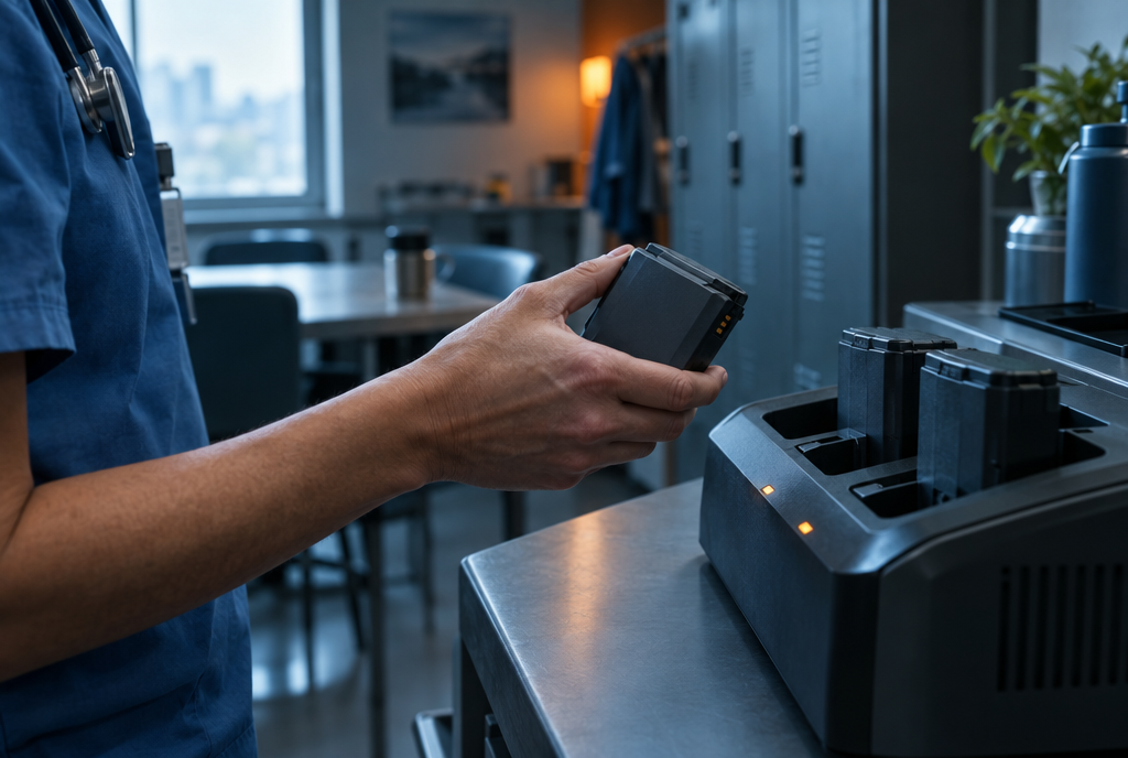 Battery-powered personal devices in clinical areas: safety considerations