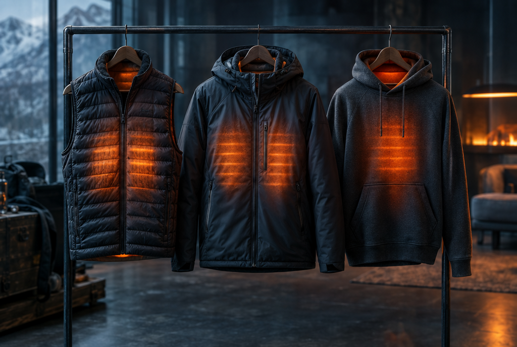 Heated vest vs heated jacket vs heated hoodie