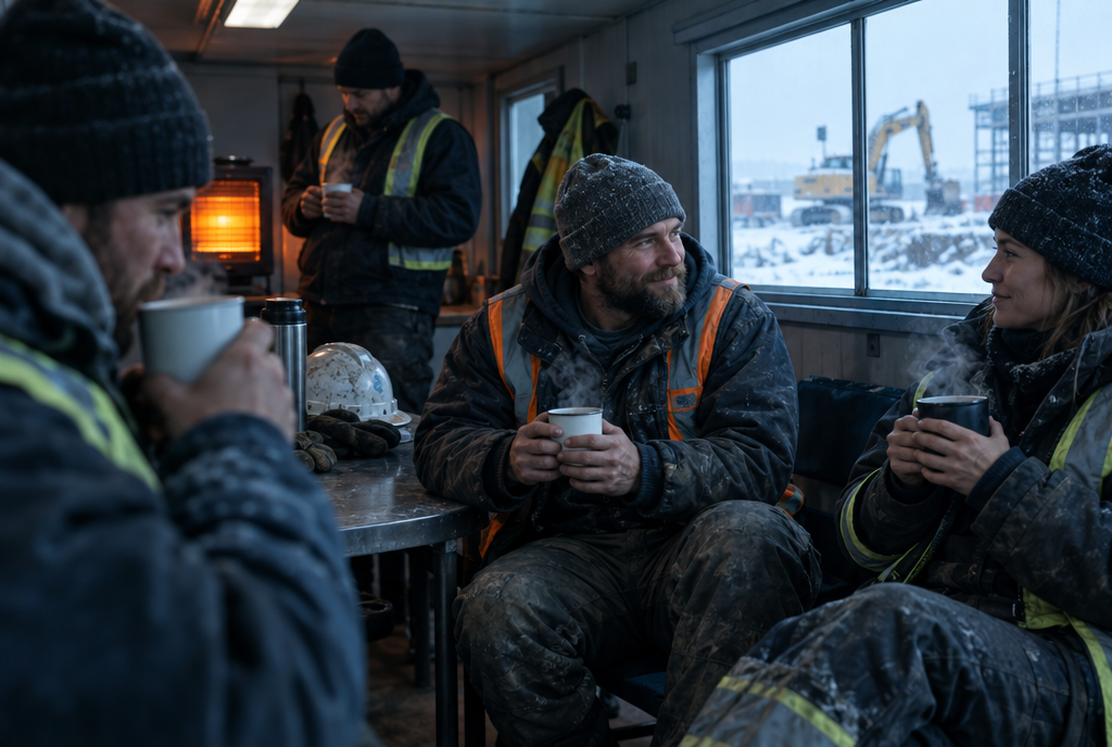 Work and warm-up schedules for cold environments