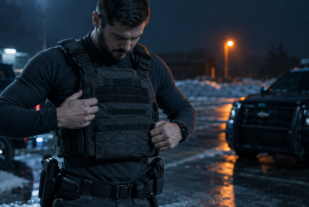Staying warm under body armor and duty gear