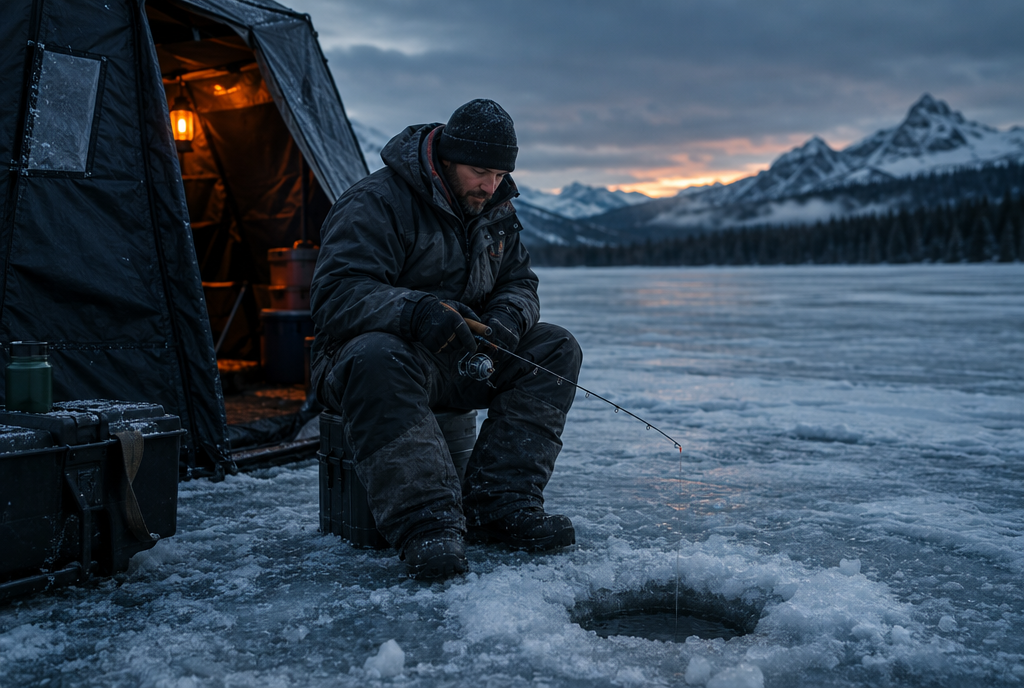 How to stay warm ice fishing