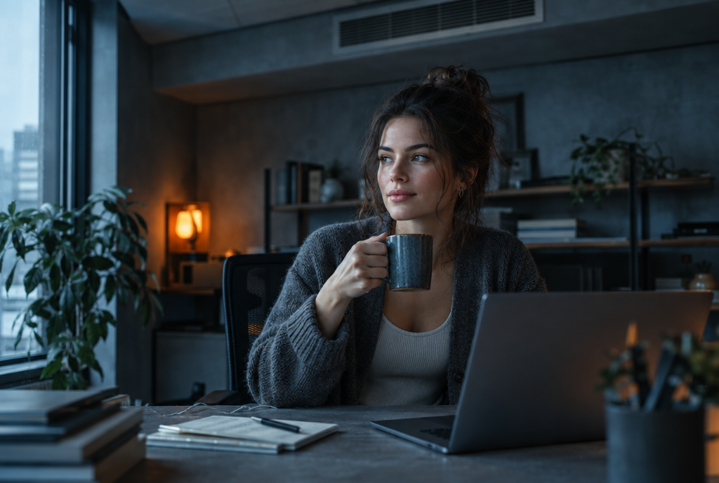 How to stay warm at work in a cold office