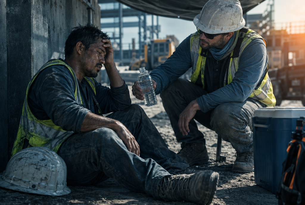Heat stress vs heat exhaustion vs heat stroke