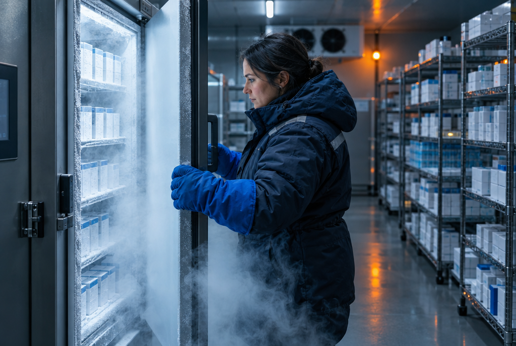 Working in the pharmaceutical cold chain: refrigerated rooms, freezers and ultra-cold storage