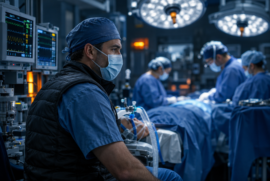 Thermal gear for anesthesia providers: what works at the head of the bed